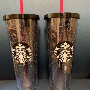 SOLD — Starbucks Spiderweb Tumbler